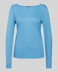 windsor. Longsleeve mit U-Boot-Ausschnitt Hellblau