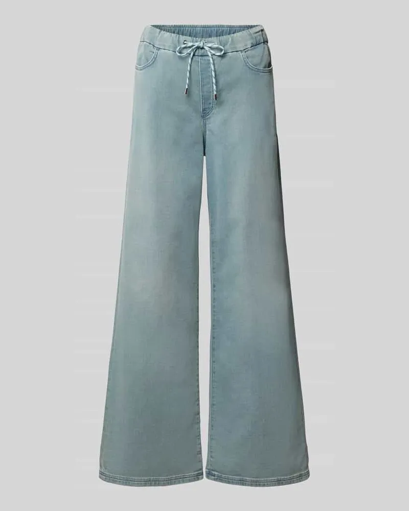 Marc Cain Wide Fit Jeans aus Baumwoll-Mix Jeansblau