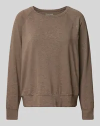 Juvia Longsleeve mit gerippten Abschlüssen Taupe