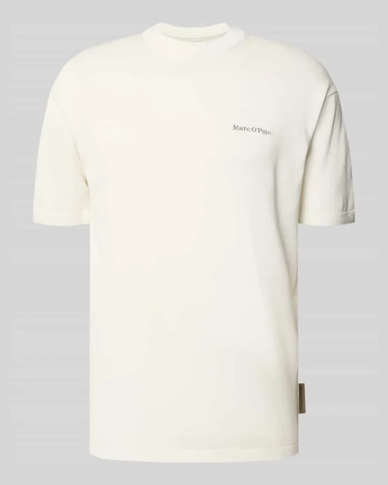 Marc O'Polo Regular Fit T-Shirt aus reiner Baumwolle  × DFB Travel Collection Offwhite