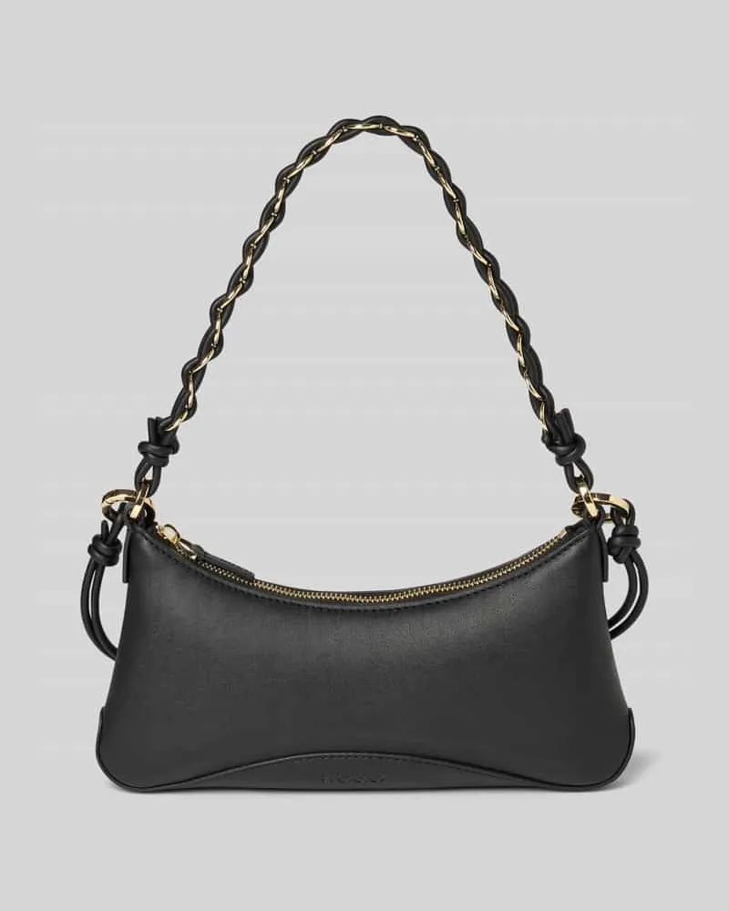 HUGO BOSS Clutch mit Label-Prägung Modell 'Ilary Black