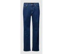 Slim Fit Jeans mit Label-Detail Modell 'Delaware