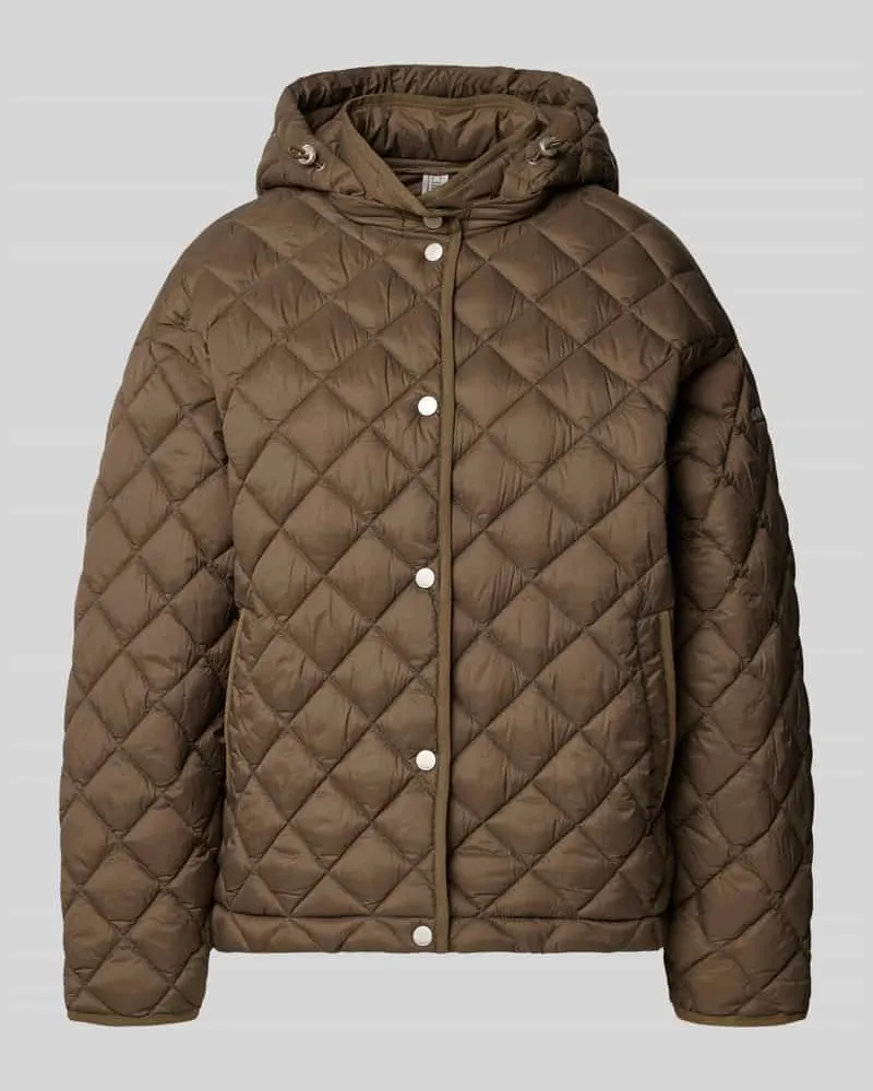 cinque Regular Fit Steppjacke mit Kapuze Modell 'Phil Khaki