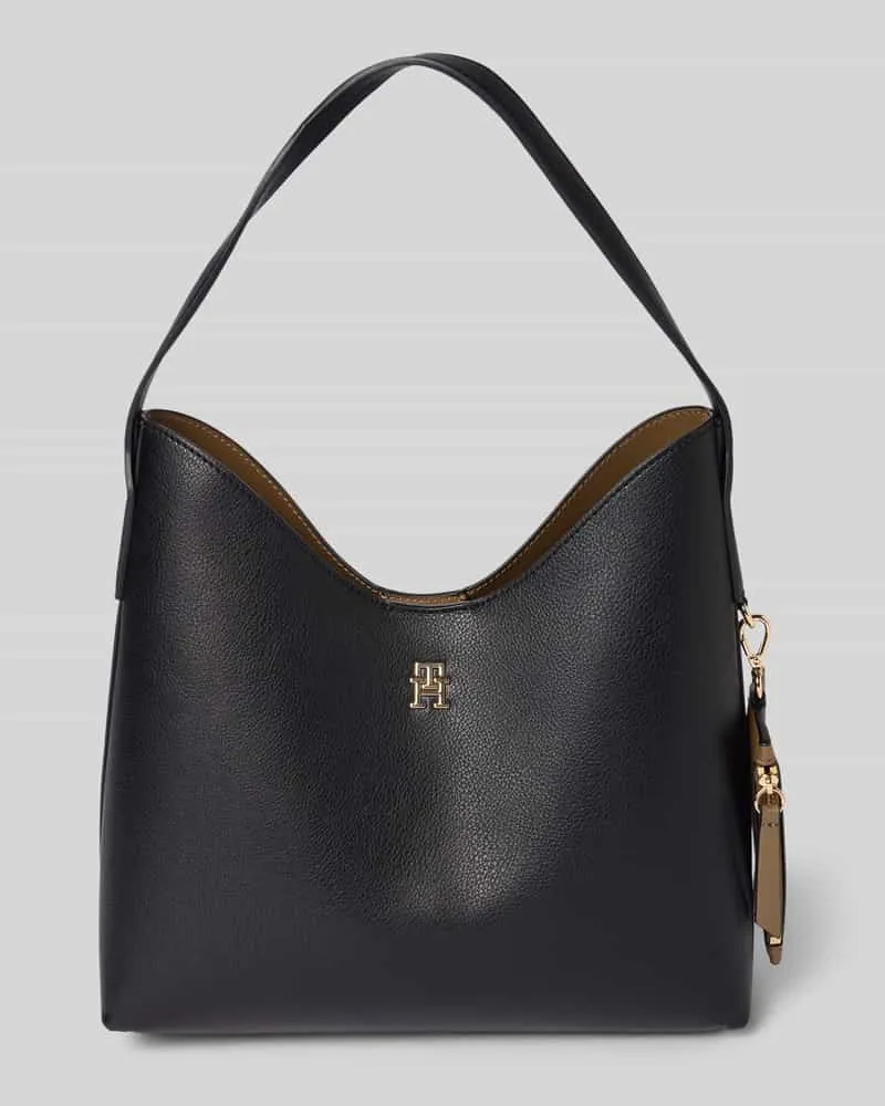 Tommy Hilfiger Henkeltasche mit abnehmbarem Münzfach Black