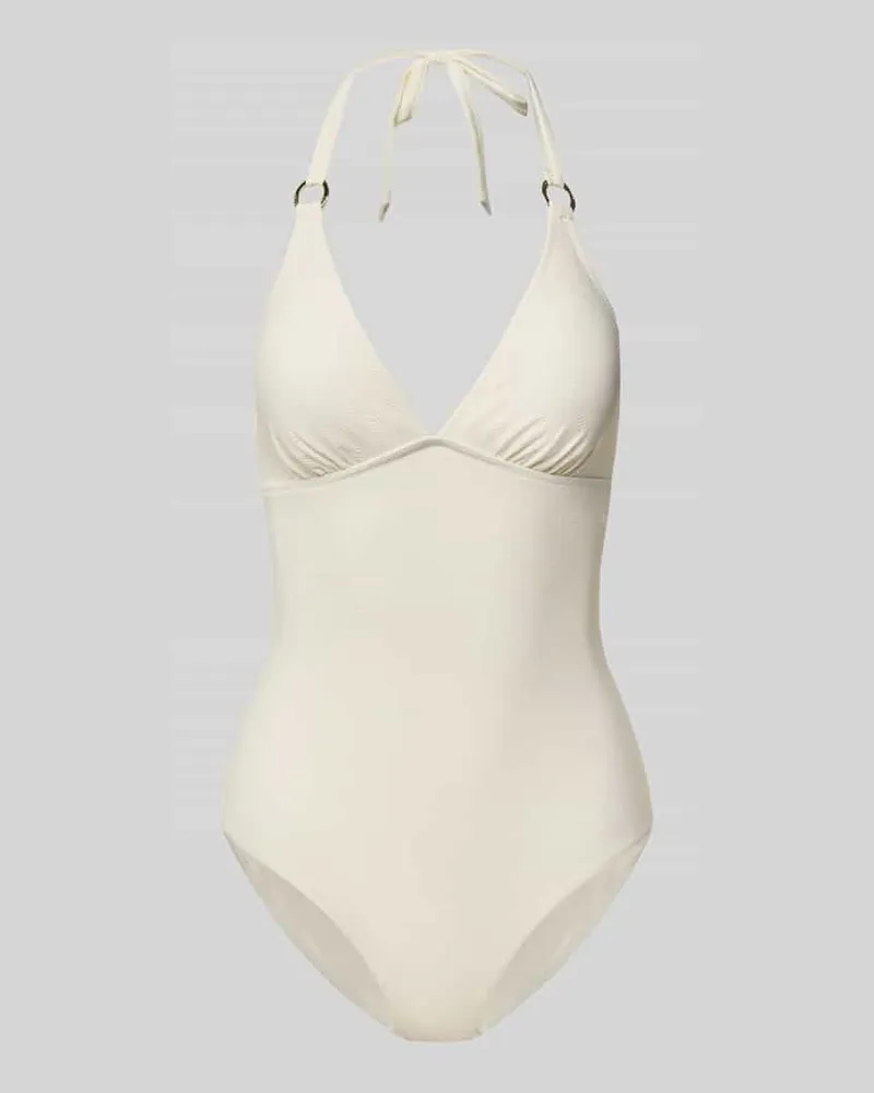 JOOP! Badeanzug mit Strukturmuster Modell 'Millor Beach Offwhite