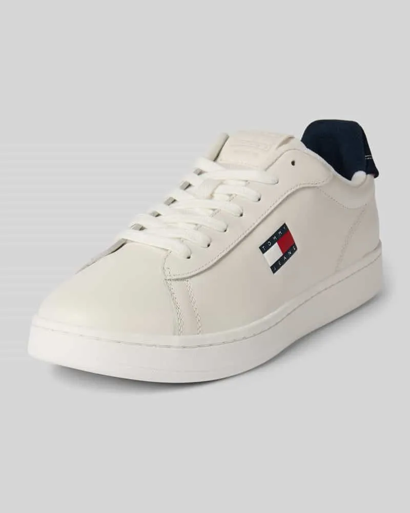 Tommy Hilfiger Low Top Sneaker aus Rindsleder Weiss