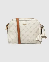 JOOP! Crossbody Bag mit Logo-Muster Modell 'Cloe Offwhite