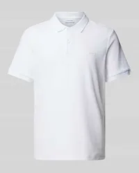 Calvin Klein Poloshirt mit Label-Detail Weiss