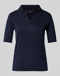 Max Mara Strickshirt mit V-Ausschnitt Modell 'RONCOLO Marine