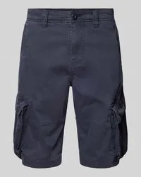 Superdry. Bermudas mit Cargotaschen Modell 'CORE Marine