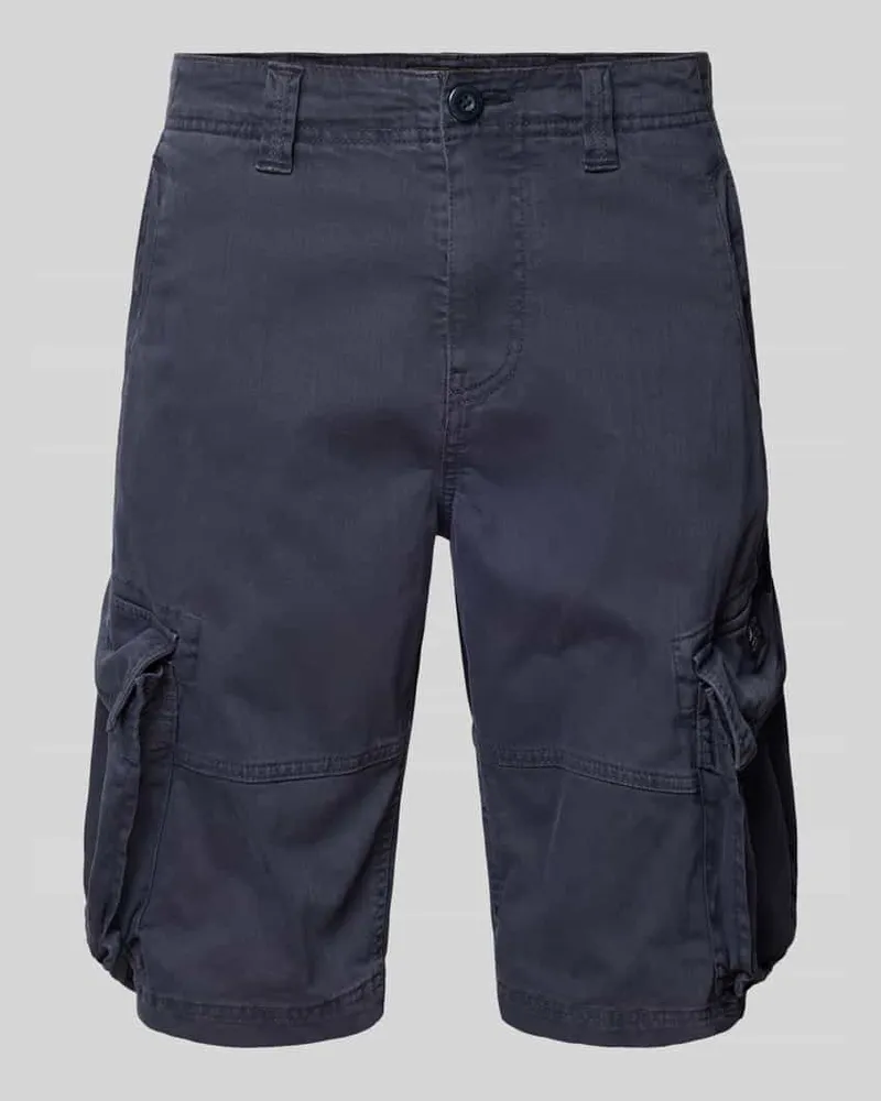 Superdry. Bermudas mit Cargotaschen Modell 'CORE Marine