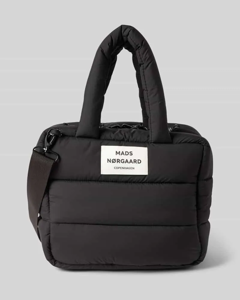 Mads Nørgaard Handtasche mit Label-Detail Black
