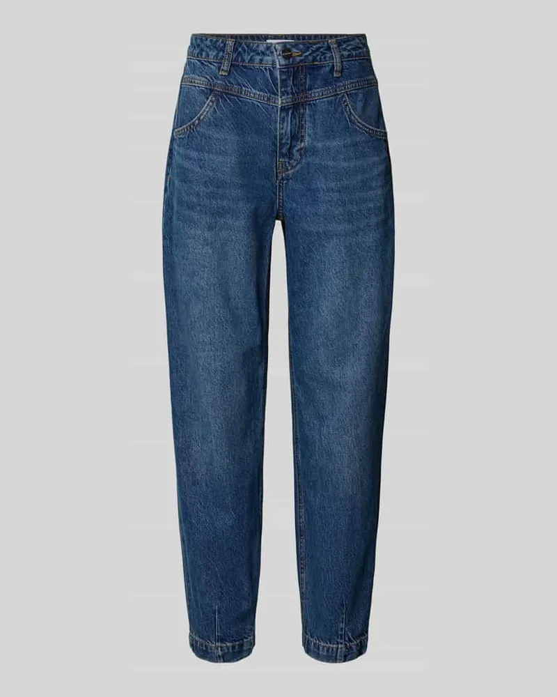 Rich&Royal Mom Fit Jeans mit Eingrifftaschen Blau
