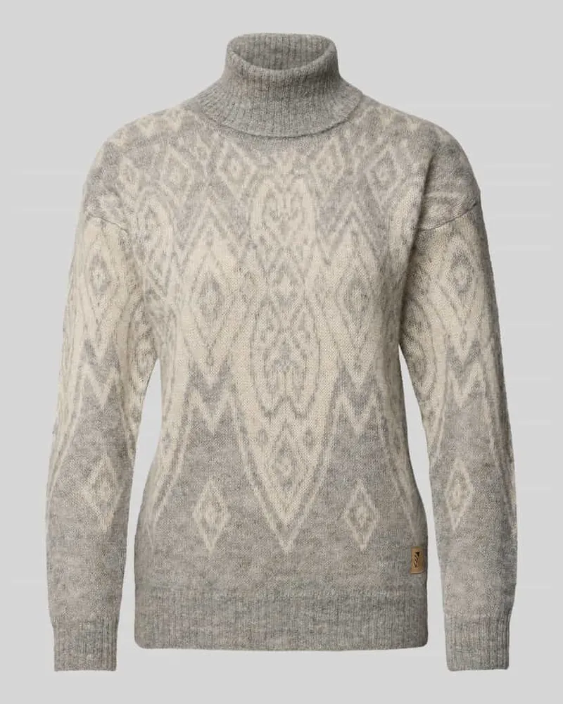 Dale of Norway Rollkragenpullover aus Alpaka-Mix Modell 'Falun Hellgrau