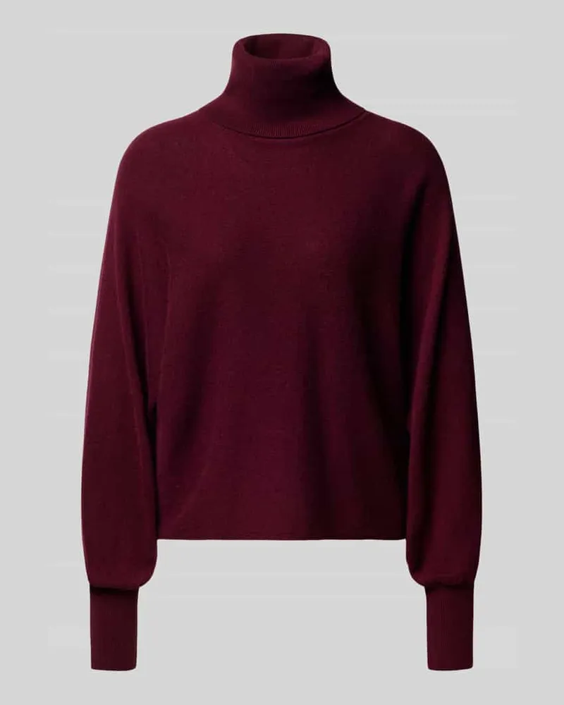 Herzen's Angelegenheit Strickpullover aus Baumwoll-Kaschmir-Mix Bordeaux