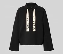 Oversized Sweatshirt mit Tunnelzug