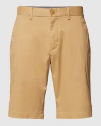 Tommy Hilfiger Shorts in unifarbenem Design Sand