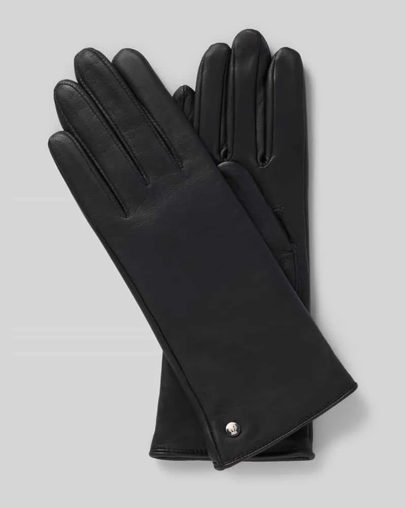 Roeckl Handschuhe aus echtem Leder Modell 'Schönefeld Black