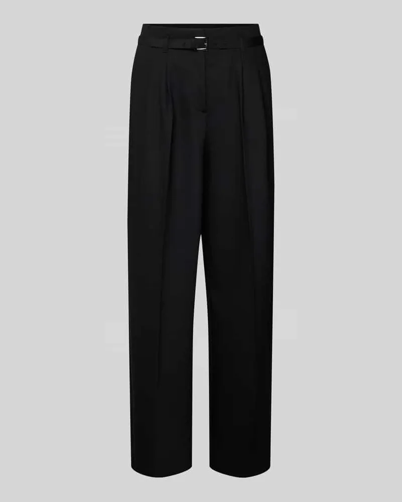 More & More Stoffhose mit Gesäßtaschen Black