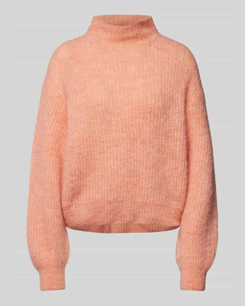 American Vintage Loose Fit Strickpullover mit Leinen-Anteil Rosa
