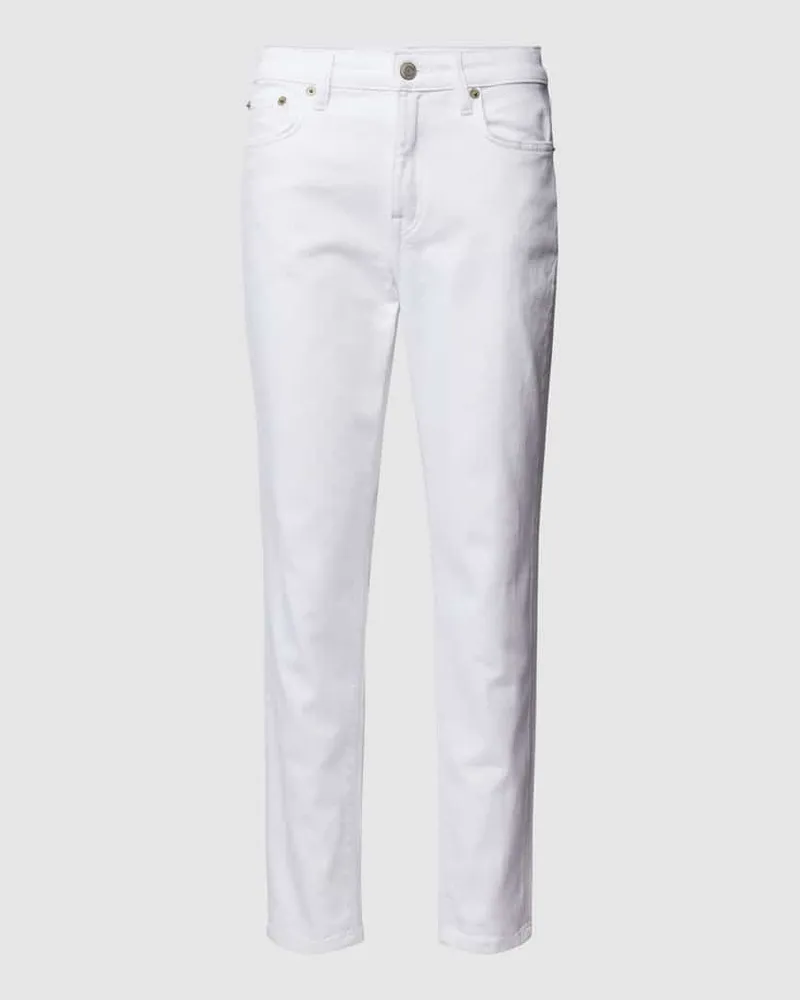 Ralph Lauren Straight Leg Jeans im 5-Pocket-Design Weiss