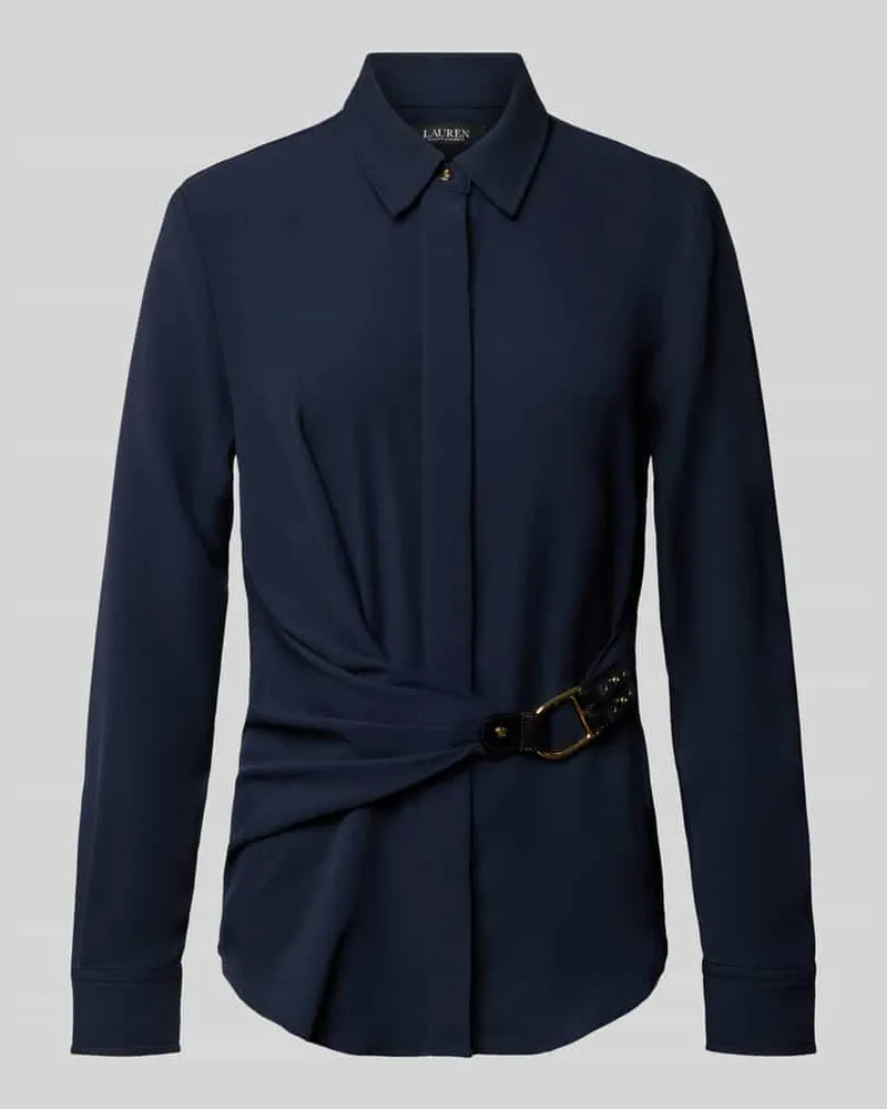 Ralph Lauren Hemdbluse in Wickel-Optik Modell 'KRESHAY Marine