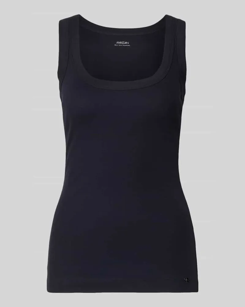 Marc Cain Tanktop mit Rundhalsausschnitt Marine