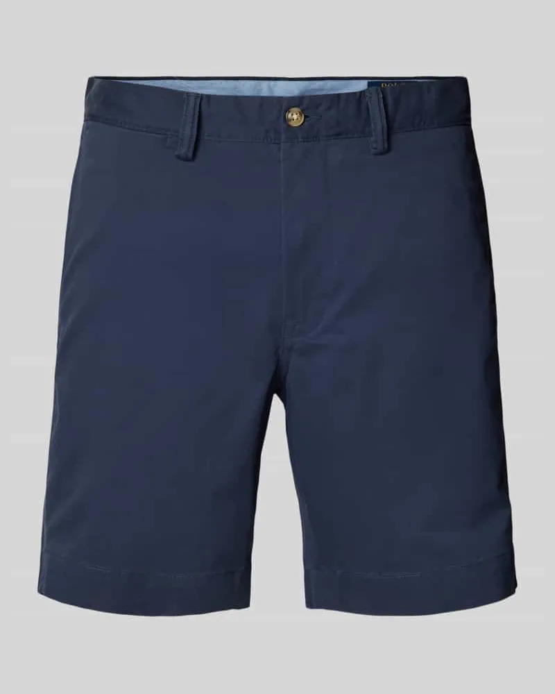 Ralph Lauren Straight Leg Shorts mit Gesäßtaschen Rauchblau