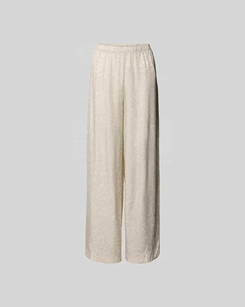 Anine Bing Wide Fit Stoffhose mit Viskose-Anteil Offwhite