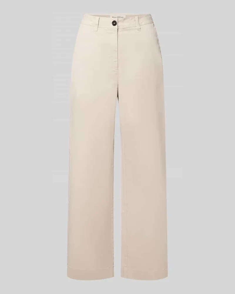 Marc O'Polo Regular Fit Chino aus Baumwoll-Lyocell-Mix Beige