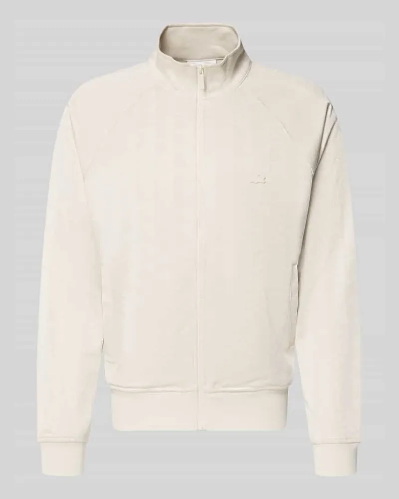 Lacoste Regular Fit Sweatjacke mit Logo-Patch Sand
