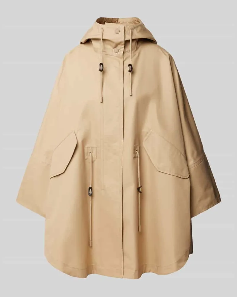 Max Mara Mantel mit Kapuze Modell 'USA Sand