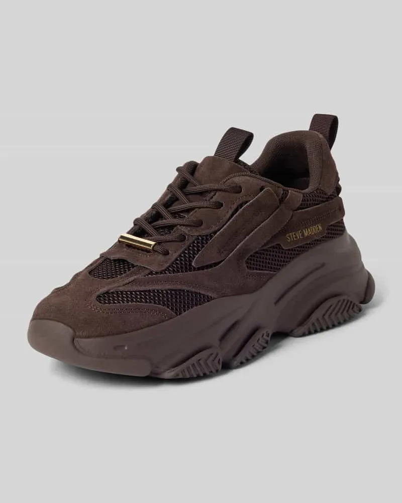 Steve Madden Sneaker mit Label-Detail Modell 'Possession Schoko