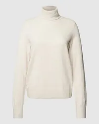 Marc O'Polo Rollkragenpullover in unifarbenem Design Offwhite