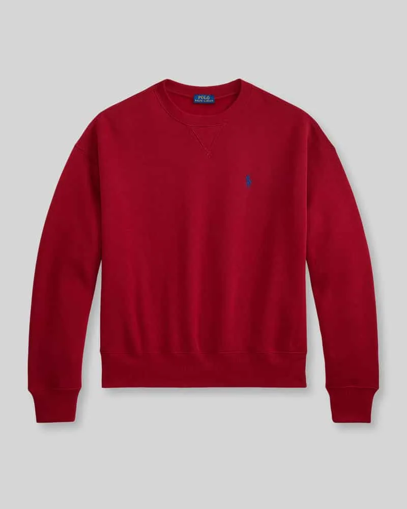 Ralph Lauren Sweatshirt mit Logo-Stickerei Rot
