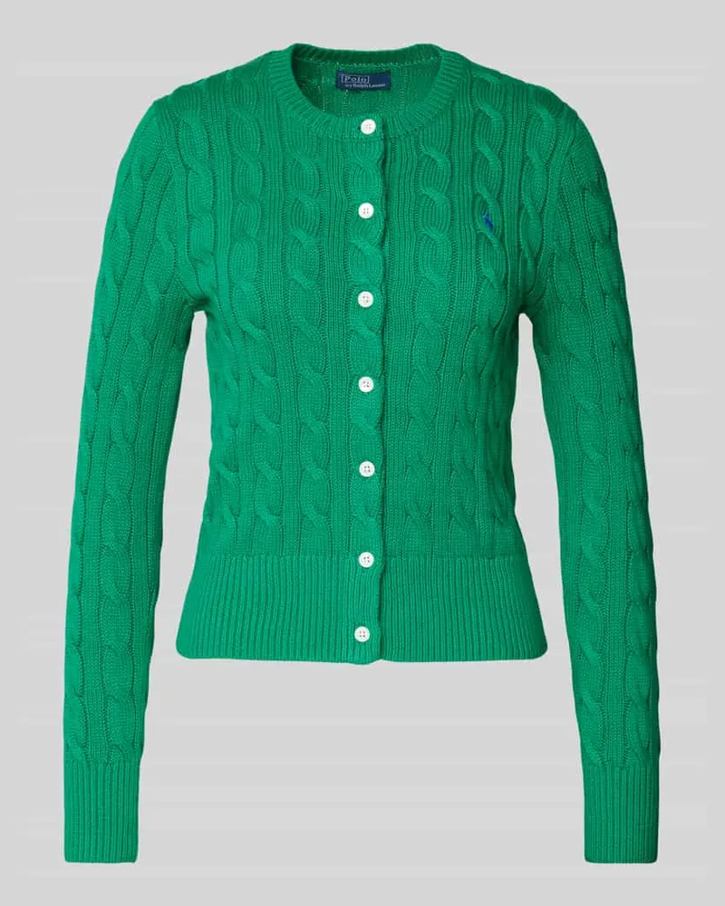Ralph Lauren Strickjacke mit Knopfleiste Gruen