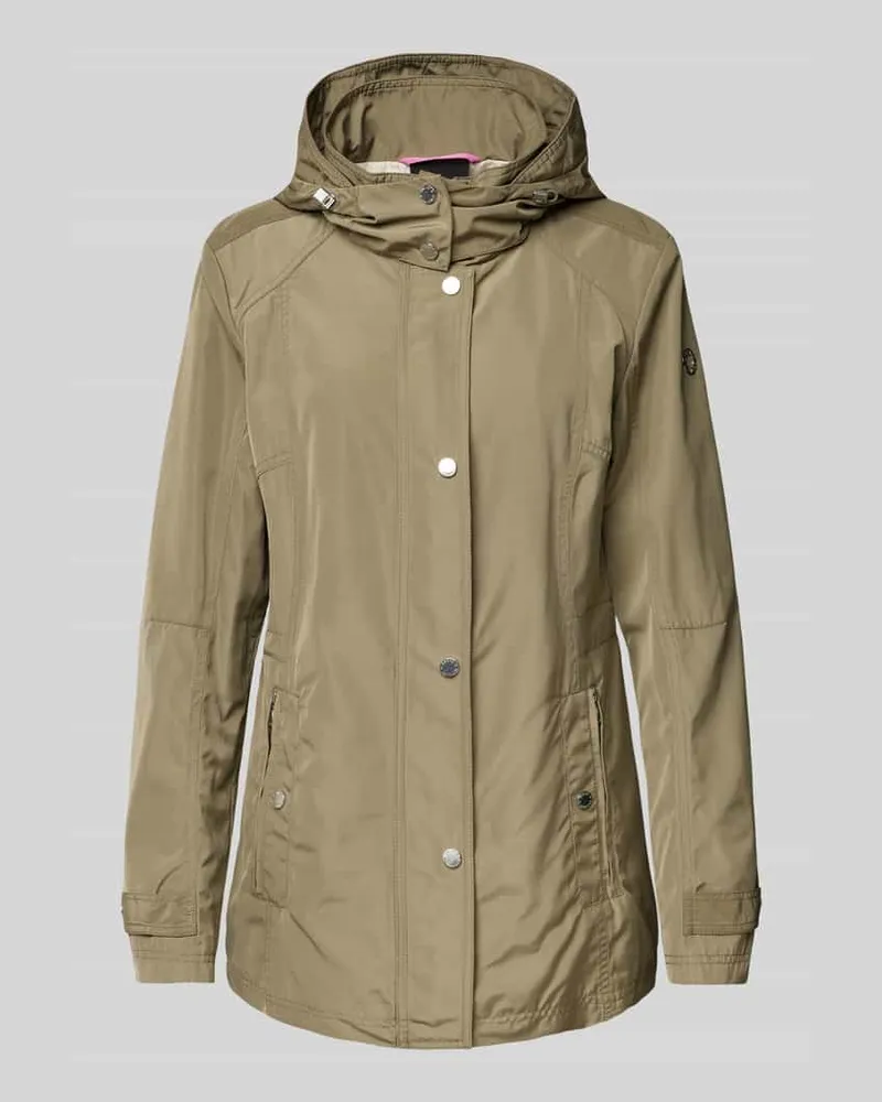 Fuchs Schmitt Jacke mit Reißverschlusstaschen Oliv