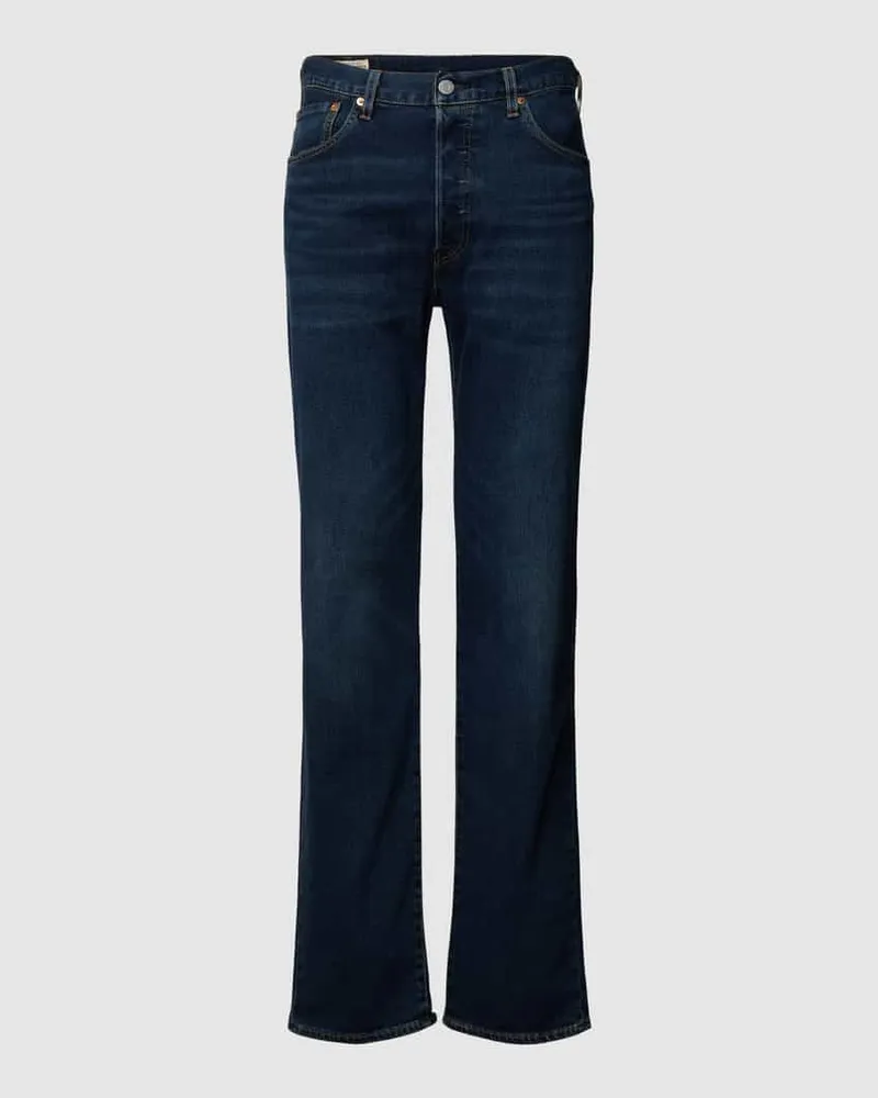 Levi's Straight Leg Jeans im 5-Pocket-Design Modell 'BLOCK CRUSHER Dunkelblau