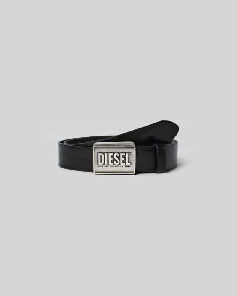 Diesel Gürtel mit Label-Detail Black