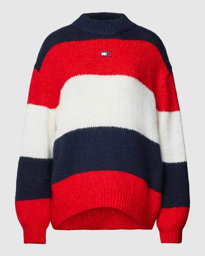 Tommy Hilfiger Strickpullover im Colour-Blocking-Design Marine