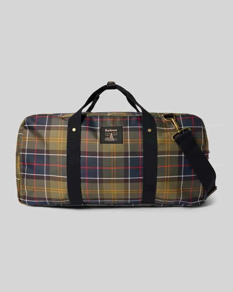 Barbour Weekender mit Allover-Muster Modell 'TORRIDON HOLDALL Khaki