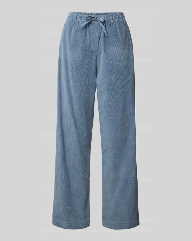Armedangels Relaxed Fit Weite Hose aus Baumwoll-Mix Modell 'JAIMILAA Rauchblau
