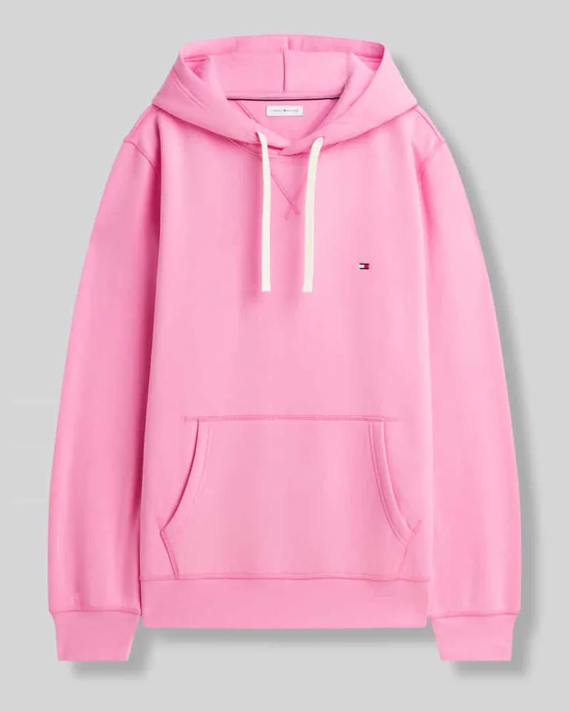Tommy Hilfiger Regular Fit Hoodie aus Baumwoll-Mix Pink