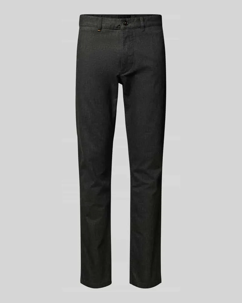HUGO BOSS Slim Fit Chino aus Baumwoll-Mix Kitt