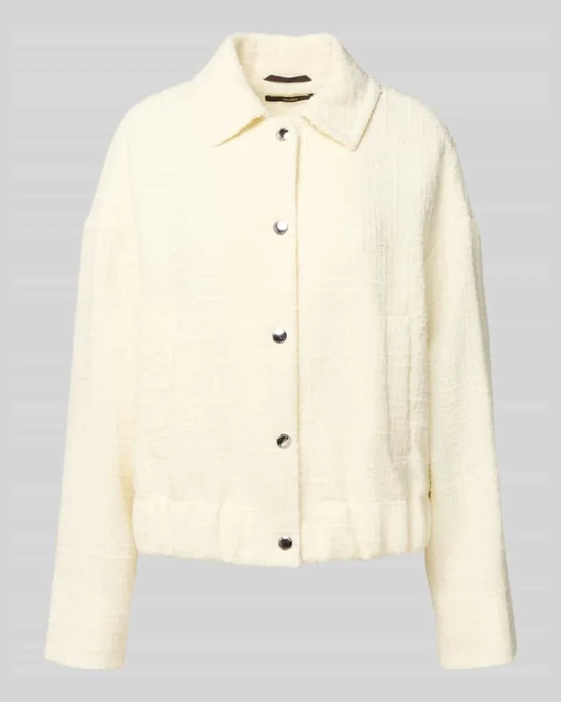 windsor. Leinenjacke mit Umlegekragen Offwhite