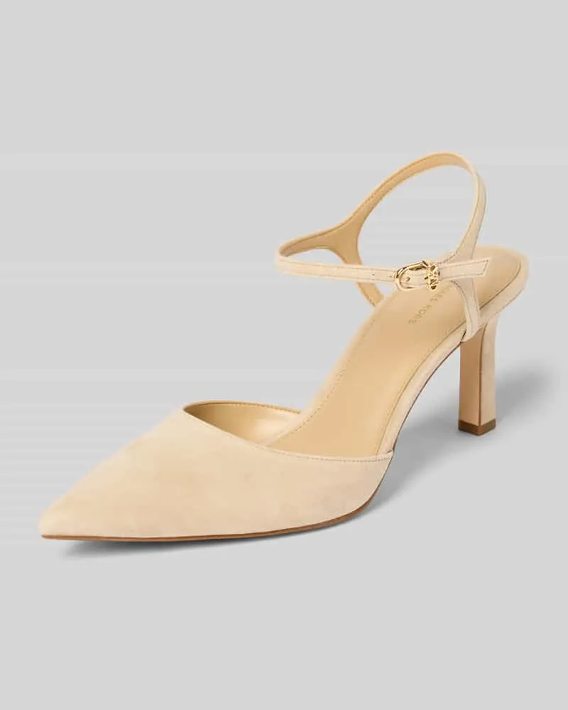 Michael Kors Sandalette aus echtem Leder Modell 'AMARA Beige