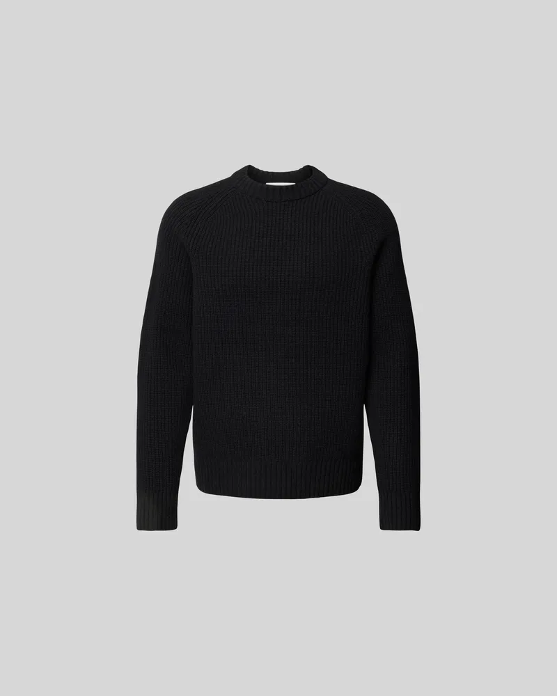 Closed Wollpullover in Strick-Optik Black