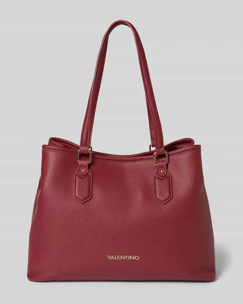 Valentino Garavani Handtasche mit Label-Applikation Bordeaux