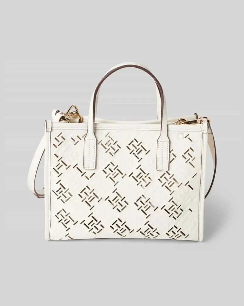 Tommy Hilfiger Henkeltasche mit Monogramm Design Offwhite