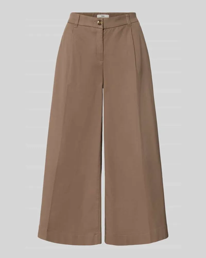 Brax Weite Hose aus Baumwoll-Mix Modell 'MELLI Taupe